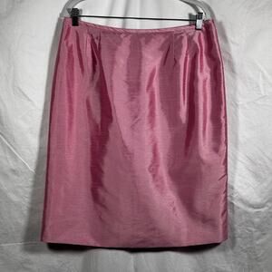 Larry Levine Chintz Skirt Size 16W Classic Fresh Modern Business Spring